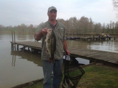 Man holding fish