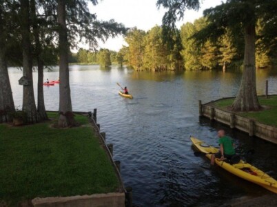 Kayaking at Lakeview Lodge